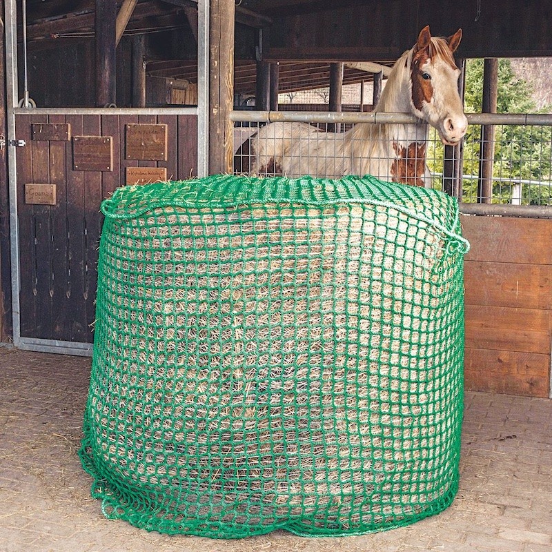 Heunetz - Raufennetz - Futtersparnetz MS ø 5 mm, MW 60 mm, 1,50 x 1,50 x 1,50 m Heunetz - Raufennetz - Futtersparnetz MS ø 5 mm, MW 60 mm, 1,50 x 1,50 x 1,50 m