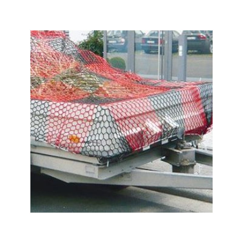 Anhängernetz ø 3,5 mm Größe 2,0 × 3,0 m mit Gummispannleine Anhängernetz ø 3,5 mm Größe 2,0 × 3,0 m mit Gummispannleine