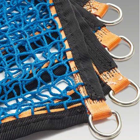 Gurtbandschutznetz Komplettset, 1,525 x 3,025 m mit 8 Spanngurten