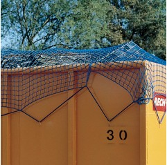 Containernetz Container-Abdecknetz grün oder blau ø 3,0 mm Größe 3,50 x 5,0 m