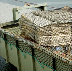 Containernetz Container-Abdecknetz ø 1,5 mm Größe 3,50 x 5,0 m