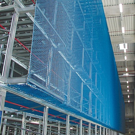 Palettenregalnetz Regalsicherheitsnetz ø 5 mm, Größe: 5,60 x 3 m