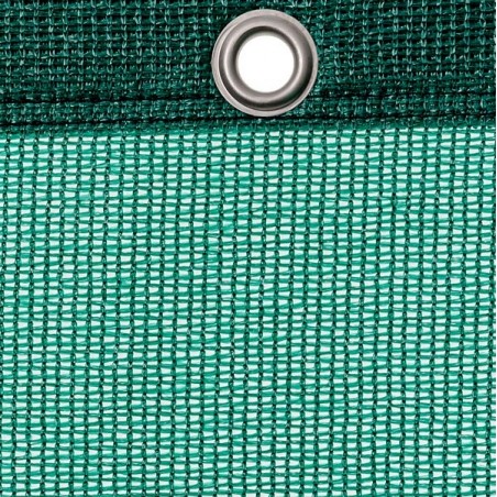 Abdeckplane dunkelgrün mit Ösen (alle 50 cm) - luftdurchlässig - ca. 200 g/m²