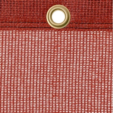 Abdeckplane terrakotta mit Ösen (alle 50 cm) - luftdurchlässig - ca. 200 g/m²