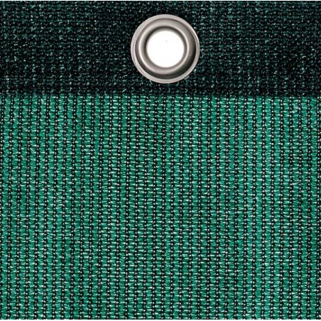 Abdeckplane dunkelgrün mit Ösen (alle 50 cm) - luftdurchlässig - ca. 220 g/m²