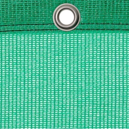 Abdeckplane grün mit Ösen (alle 50 cm) - luftdurchlässig - ca. 200 g/m²