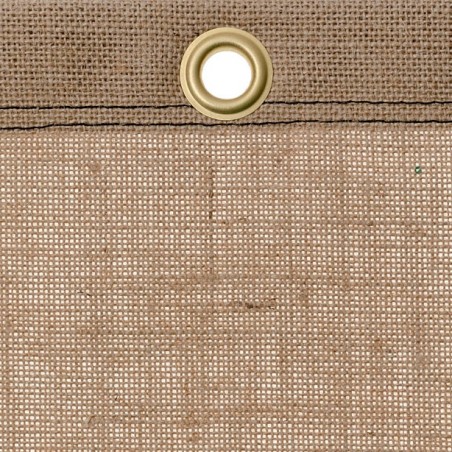 Abdeckplane aus Jutegewebe, ca. 450 g/m² mit Ösen - nach Maß