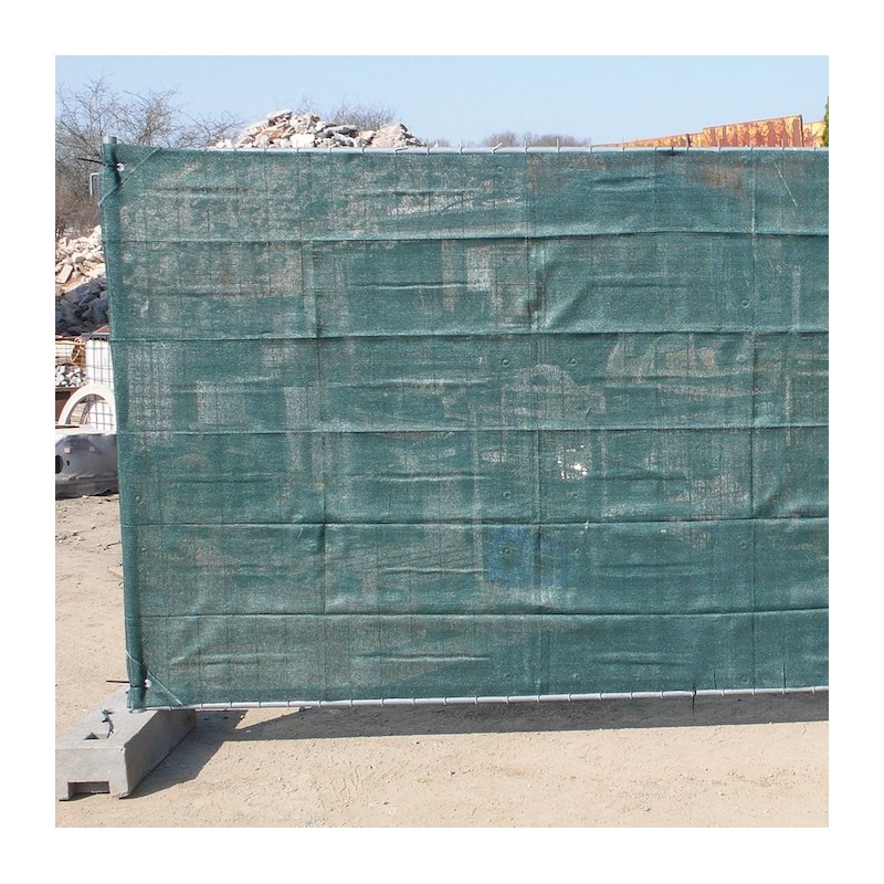 Bauzaunblenden aus Polyethylen, Größe: 1,80 x 3,45 m Bauzaunblenden aus Polyethylen, Größe: 1,80 x 3,45 m