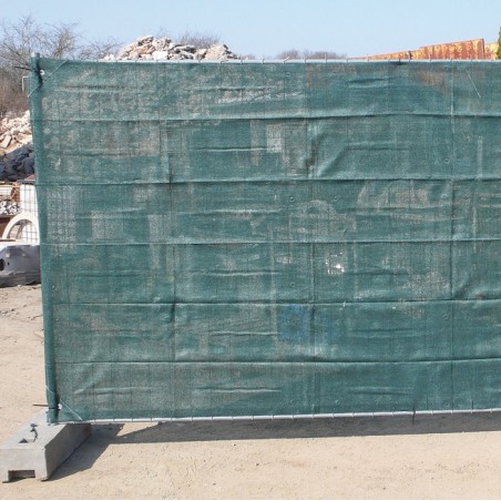 Bauzaunblenden aus Polyethylen, Größe: 1,80 x 3,45 m
