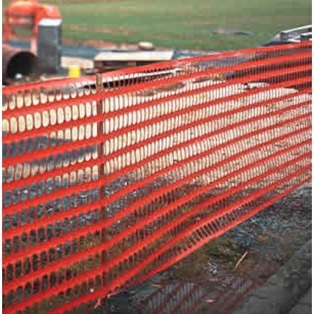Baustellen-Sicherheitszaun, ca. 200 g/m², Größe: 1 x 50 m