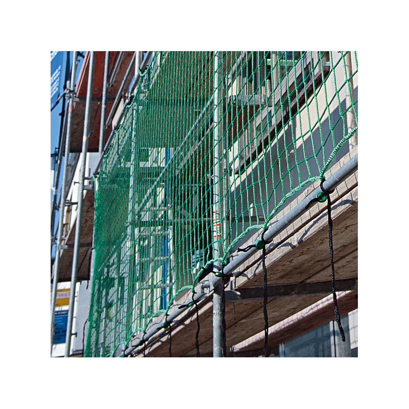 Seitenschutznetz 2,0 x 10 m (Isilink-Clips), MW 100 mm Seitenschutznetz 2,0 x 10 m (Isilink-Clips), MW 100 mm