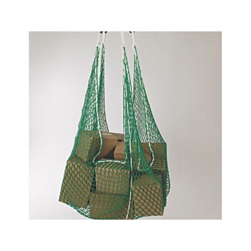 Lastentransportnetz, Hebenetz 4x4 Meter, Nutzlast 1 Tonne, 60 mm Maschenweite Lastentransportnetz, Hebenetz 4x4 Meter, Nutzlast 1 Tonne, 60 mm Maschenweite