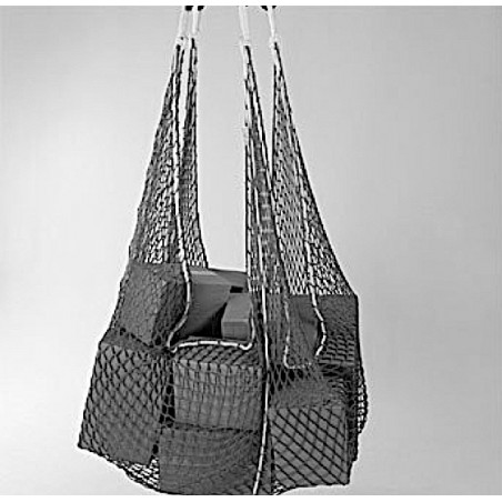 Lastentransportnetz, Hebenetz 4x4 Meter, Nutzlast 3,5 Tonnen, 100 mm Maschenweite