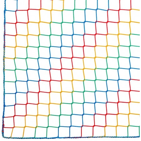 Schutznetz Stoppnetz 4-Farbig MS ø 3,0 mm, MW 45 mm - nach Maß